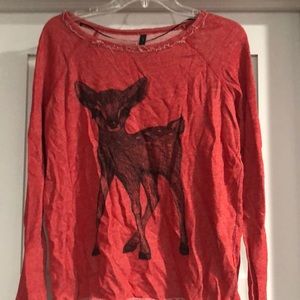 Long sleeve sweatshirt, lightweight